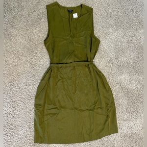 NWT! Ann Taylor olive green dress